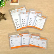 10pcs /Pack Makapal ID Case Vaccination ID Holder Ziplock ID Case Card Holder Card case