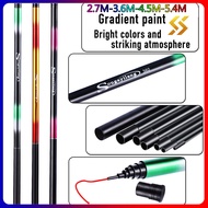 Sougayilang Telescopic Fishing Rod Glassfiber 3 Colors 2.7M/3.6M/4.5M/5.4M Fishing Rod Stream River 