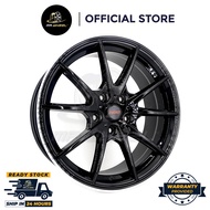 New Sport Rim RAYS G25 17x7.5 5x114.3 ET38 Black Lip Polish 17 inch 17 inci Mr Wheel