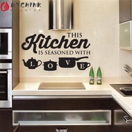 CHINK Removable PVC Wall Sticker, PVC 11.81 x 20.47in Cartoon Wall Sticker, Home Scene Layout black 