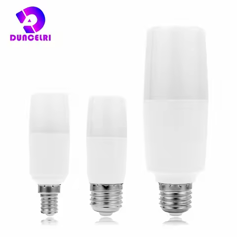 No Flicker 5W 10W 15W 20W LED Cylindrical Corn Bulb E27 E14 Light Bulb AC220V LED Lamp Home Decorati