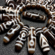 （天眼珠Dzi sky Eye）天然玛瑙天珠 Natural Dzi beads