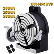VEVOR Vertical & Horizontal Milling Machine Rotary Table 100MM 150MM 200MM HV4 HV6 HV8 Working Table