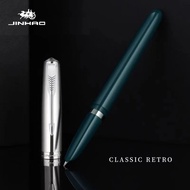 In Stock 86 Resin Classic Fountain Pen Silver Cap With Clip 0.5mm Ink Pen Student Pk 9019 Office Sch