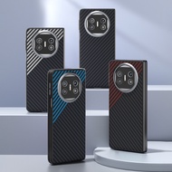 Cases For Huawei Mate X3 X5 X6 Honor Magic V3 Phone Case Fiber Pattern Ultra-thin Full Protection Ba