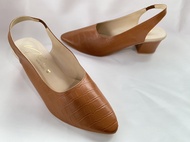 รองเท้าคัทชู Bigsize 41 42 43 44 45 ไซส์ใหญ่ แบบเปิดส้น ส้นสูง 2 นิ้วคะ รองเท้าผู้หญิง แฟชั่น ใส่ท