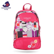 Kamilong mosaic prints owned by Samsonite backpack schoolbag 2016 new style fashion leisure bag