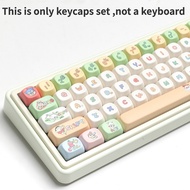 PBT Dye sublimation Crayon Shin-chan keycaps MOA highly anime cute cartoon personalized keycaps Adap