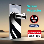 Anti Spy Hydrogel Film For vivo V40 V30 V29 V27 V25 Pro T3 Ultra T2 iQOO Z7 Pro V27e Full Cover Priv