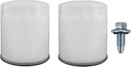2x Oil Filter & 1x Oil Drain Plug M12-1.75 Replace No. BE8Z6731AB/FL910S 9l8z-6730-a
