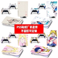 P PS5 Sticker Film Suitable for Sony PS5 Optical Drive Version Sticker PS5 Digital Version Film PS5 Protective Sticker Hatsune Beautiful Girl Sticker Cartoon Sticker Film Game Console Body Skin Decal