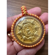 Jatukam Ramathep Run Ayuyen Pensukh 2548 yellow meat with gold plated®️ 3.7 CM Model of stay peacefu