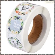[L W H Y] 500Pcs/Roll 8 Types Floral Thank You Sticker for Seal Label Scrapbooking Christmas Sticke 