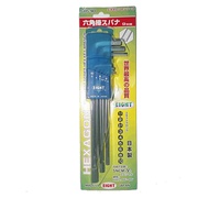 Eight Hexagon Wrench Long Size 1.5-10 Mm (9 Pieces Set) Model LHS-9D