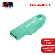SanDisk CZ550 Ultra Curve USB 3.2 Flashdisk - 512GB - Mint Green
