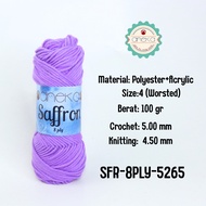 ANEKA - 8-Ply Saffron Knitting Yarn / Crochet Knitting Yarn - 5265 - Lavender