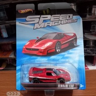 MERAH Hotwheels Speed Machines Ferrari F50 Red