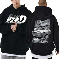 Drifting anime AE86 Initial D hoodie fashion mens hip-hop street style