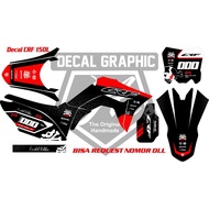 Decal crf 150L sticker honda crf decal sticker honda striping full body crf sticker crf150L