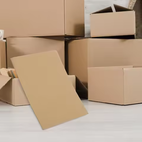 10Sheets Corrugated Cardboard Flat Thick Paperboard Double Sided DIY Paperboard Crafts Mailing Cardb