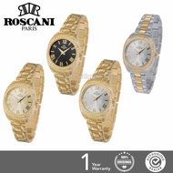 ROSCANI B58 Cadence Collections Gold Color Bracelet Woman's Watch