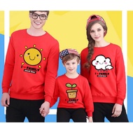 Thick type 1 cotton flannel long-sleeved family shirt in all sizes 8-100kg (video shot on any produc