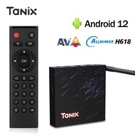 TANIX TX68 Allwinner H618 Android 12.0 Smart TV Box 4G 64G Wifi6 4K HD AV1 2.4G&amp;5G Wifi 2G16G Set Top Box PK Tanix TX6 TV Receivers