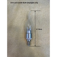LED Candle Light Bulb Base E14 Daylight/3W Led E14 Bulb