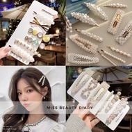 【ReadyStock】🔥百搭珍珠发夹⚪️✨珍珠发夹Pearl Hair Clips Set 🍭  Mini Hair Clip Ikat Klip Rambut Klip Budak 女生发夹 儿童