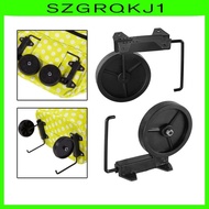 [szgrqkj1] 2Pcs Luggage Suitcase Wheels Luggage Wheels Folding Caster Wheels for Luggage Box Travelling Bag Parts