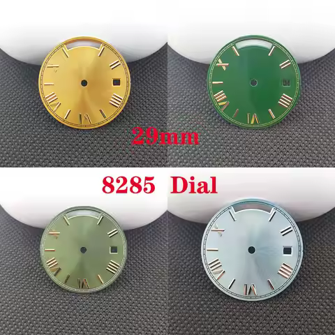 29mm dial, suitable for Miyota 8285 movement, dual calendar case, sterile dial, watch accessories