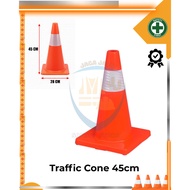 Traffic Cone 45cm, Safety Traffic Cone Rubber 45cm, Traffic Cone 45cm ScotlightLintas