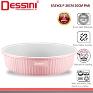 DESSINI ITALY EASYCLIP ESC-FP20 20CM ESC-FP26 26CM Detachable Handle Induction Casserole Bowl Pot Fr