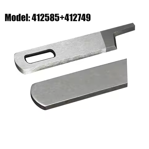Sewing Accessories Sewing Machine Blade Upper knife 412585 & Lower Knife 412749 For Singer Pfaff Bab