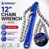 SENSUI 12" x 39" Steel Chain Wrench Heavy Duty Chain Pipe Wrench SFW-39