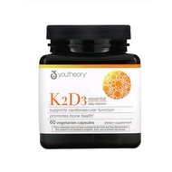 K2D3 Essential Daily Vitamins 60 Vegetarian Capsules (Youtheory)
