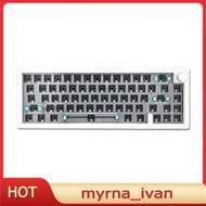 GMK67 Hot Swappable RGB Backlight Mechanical Keyboard Kit Bluetooth 2.4G Wireless 3 Mode Customized 
