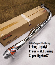Knalpot RX KING Kolong Japstyle Chrome YKJ Garing Super NgebazZ Original YKJ Racing Istimewa