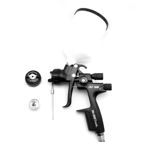 LVLP 1500P Pro High Quality Paint Spray Gun Car Spray Tool Air Spray Gun 1.3/1.7mm Nozzle Profession
