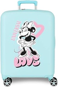 Minnie Heart Turquoise Cabin Suitcase 40 x 55 x 20 cm Rigid ABS Integrated TSA Lock 38.4 L 2.82 kg 4