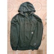 HOODIE  RAIN DEFENDER MOST GREEN CARHARTT  SECOND ORIGINAL