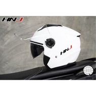 【Accessories】 HNJ A717 motorcycle  half face helmet Dual Visor Helmet Motor Helmet man and woman with icc