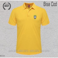 Fc Brl Polo Shirt Print Pdf Edesi World Cup Qatar Park Text Silver Short Polo Shirt / Cool Polo Shir