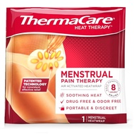 ThermaCare Portable Menstrual Heating Pad, Adhesive Period Therapy Heat Patches for Cramps and Backa