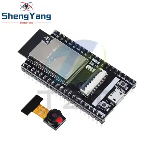 TZT 1/3PCS ESP32 Board with Camera ESP-32 CAM Camera Module WiFi-Bluetooth Module for Arduino OV3660