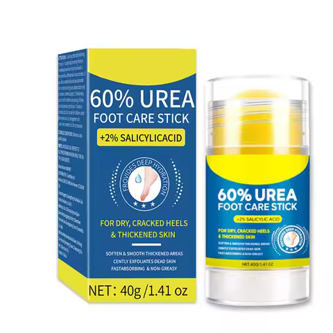 60% Urea with 2% Salicylic Acid Urea Foot Care Stick Foot Cream Moisturizer Dry Cracked Feet Knees E