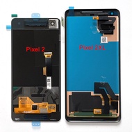 ต้นฉบับ AMOLED 5.0 "สำหรับ Google Pixel 2หน้าจอ LCD จอแสดงผลหน้าจอสัมผัส Digitizer P-OLED 6.0" สำหรั