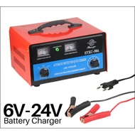 6V / 12V / 24V Battery Charger 50AMP 50A Electric Power Charging Car Motorcycle Pengecas Cas Bateri 