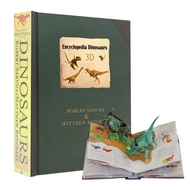 3D Encyclopedia Dinosaurs Illustrated Pop up Interactive Dinos Book Comprehensive Educational Readin