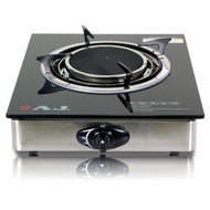 เตาแก๊สหัวเดียว แบบหน้ากระจกนิ AJ AJ-GA2H-01